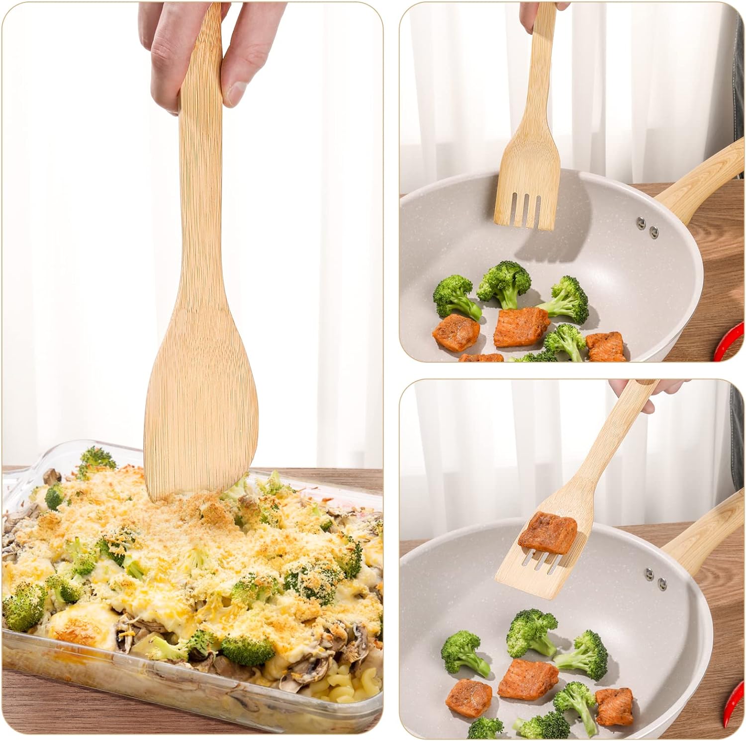 Eco-friendly Bamboo Cooking Utensils - Image 5