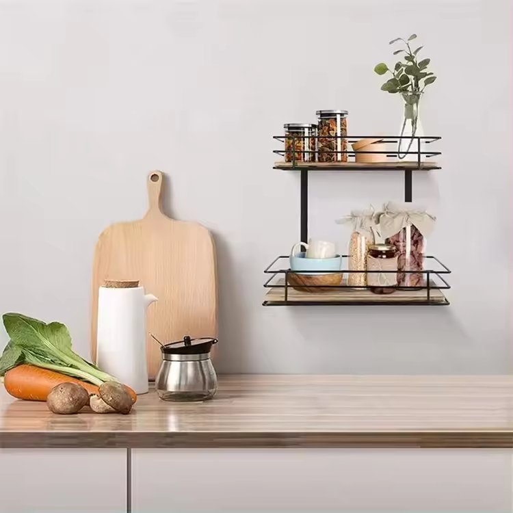 Wood Desk Cosmetic Storage Multi-Function Makeup Organizer at Home Office - Image 4