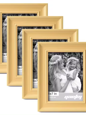 Natural Wood Photo Frames With HD Tempered Glass Display on Table Top