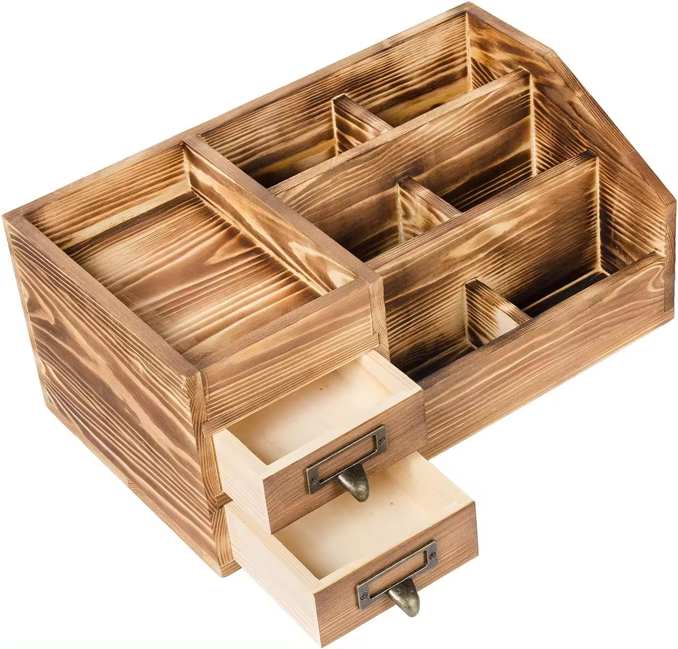 Tabletop Display Office Desk Storage Shelf Rack for Office Supplies - Image 4