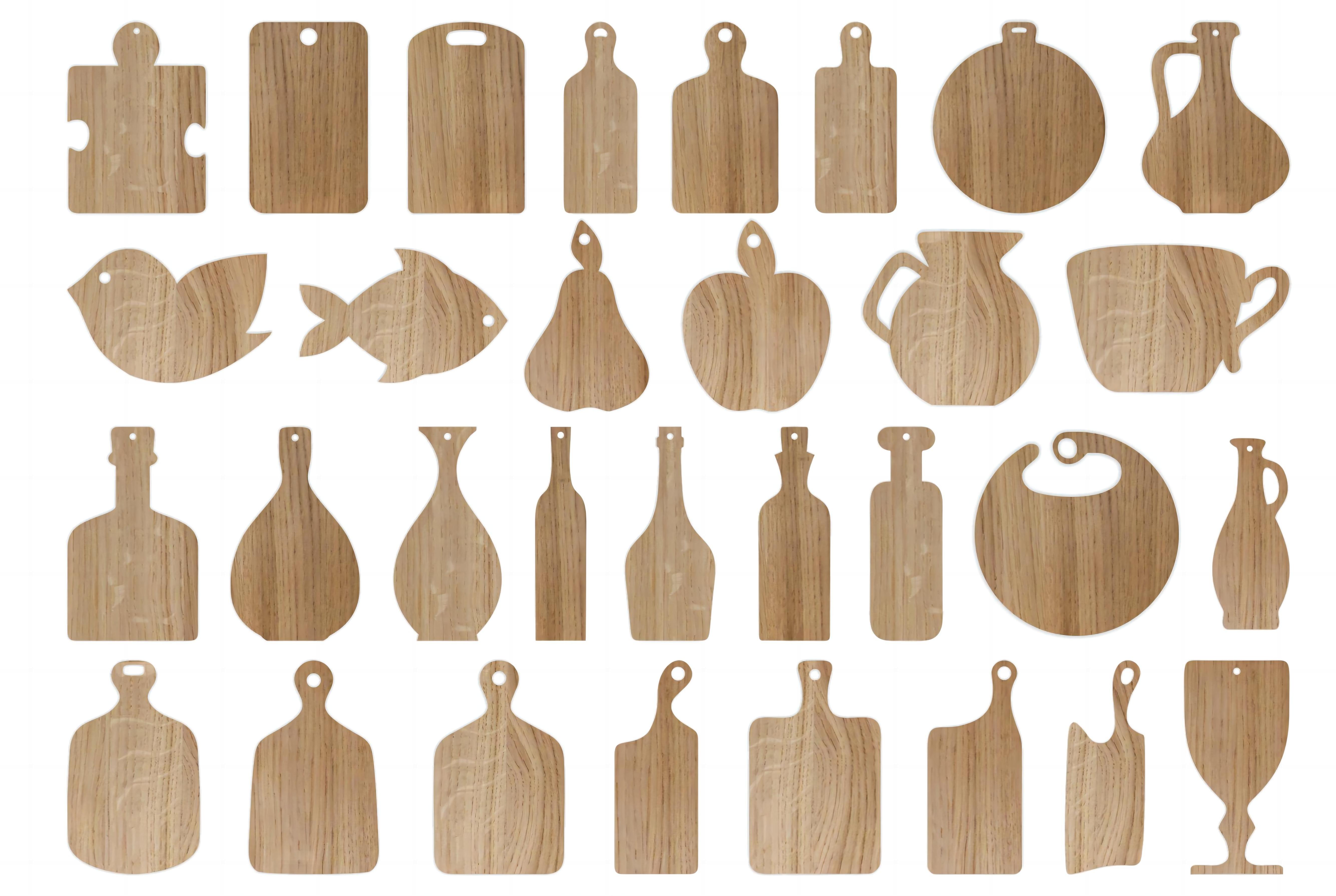 Custom cutting board shape options