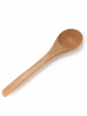 Bamboo Spoon (2) Handmade Bamboo Spoon For Cooking Seasoning Mixing Serving Non-Stick Kitchen Utensils