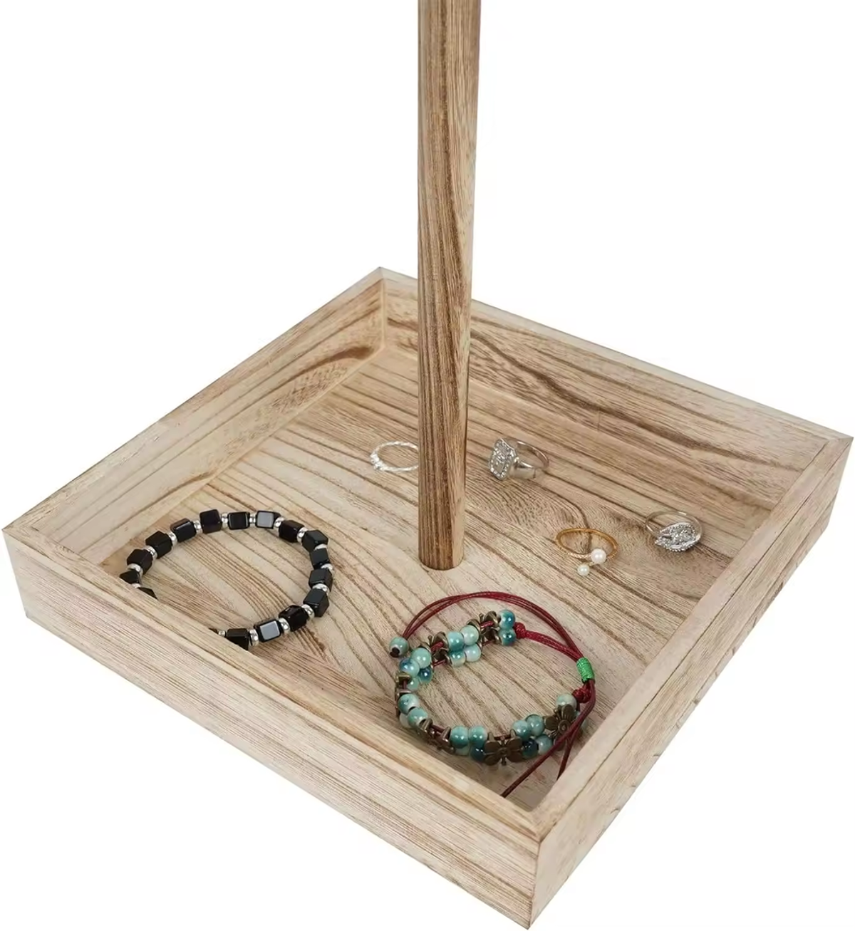 Jewelry Holder Organizer, Earring Holder Organize Necklace Organizer, Jewelry Stand with Ring Bracelet Holder - Image 2
