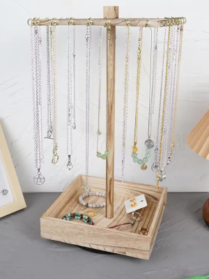 Jewelry Holder Organizer, Earring Holder Organize Necklace Organizer, Jewelry Stand with Ring Bracelet Holder