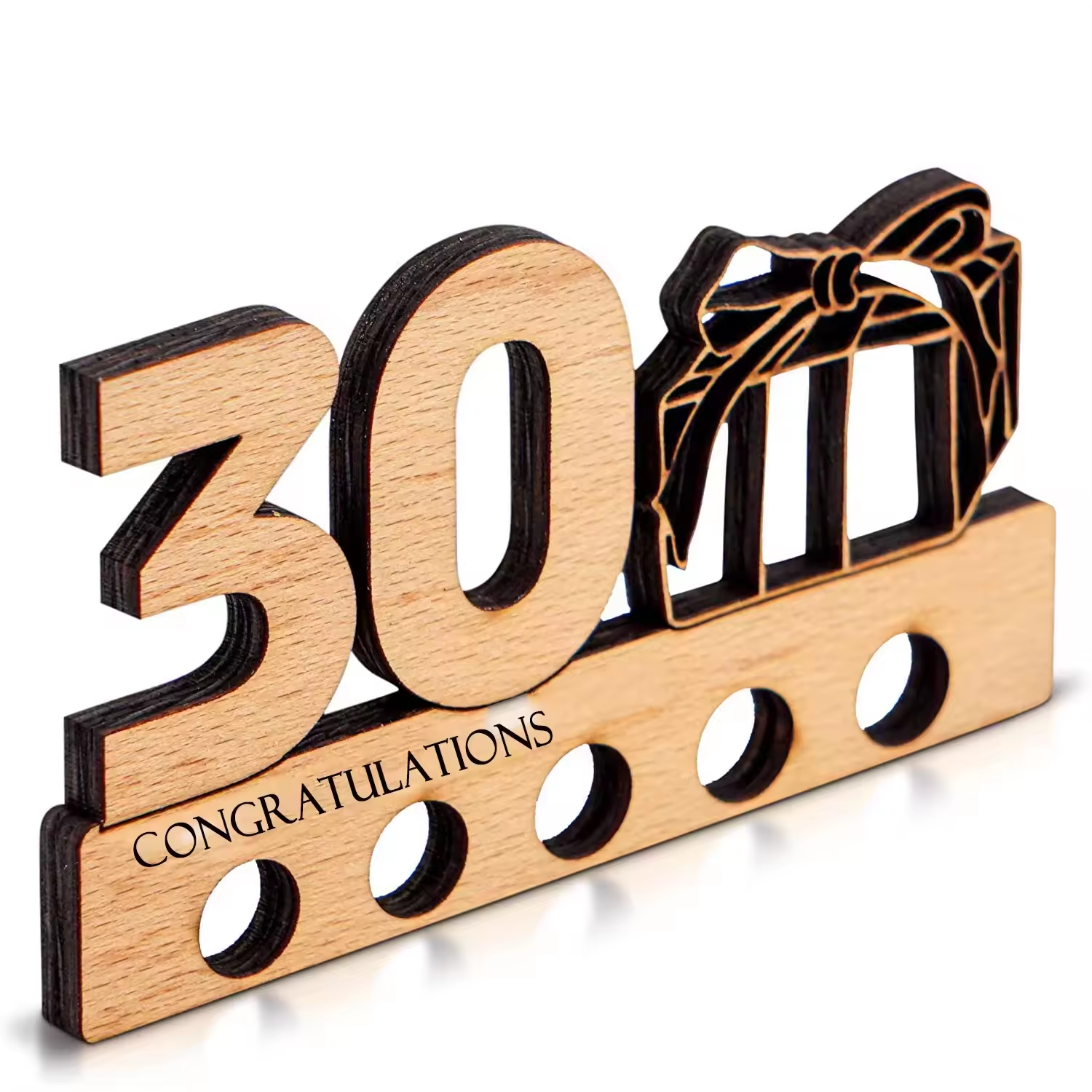 2024 Factory OEM ODM birthday table decoration atmosphere wood crafts tabletop - Image 4