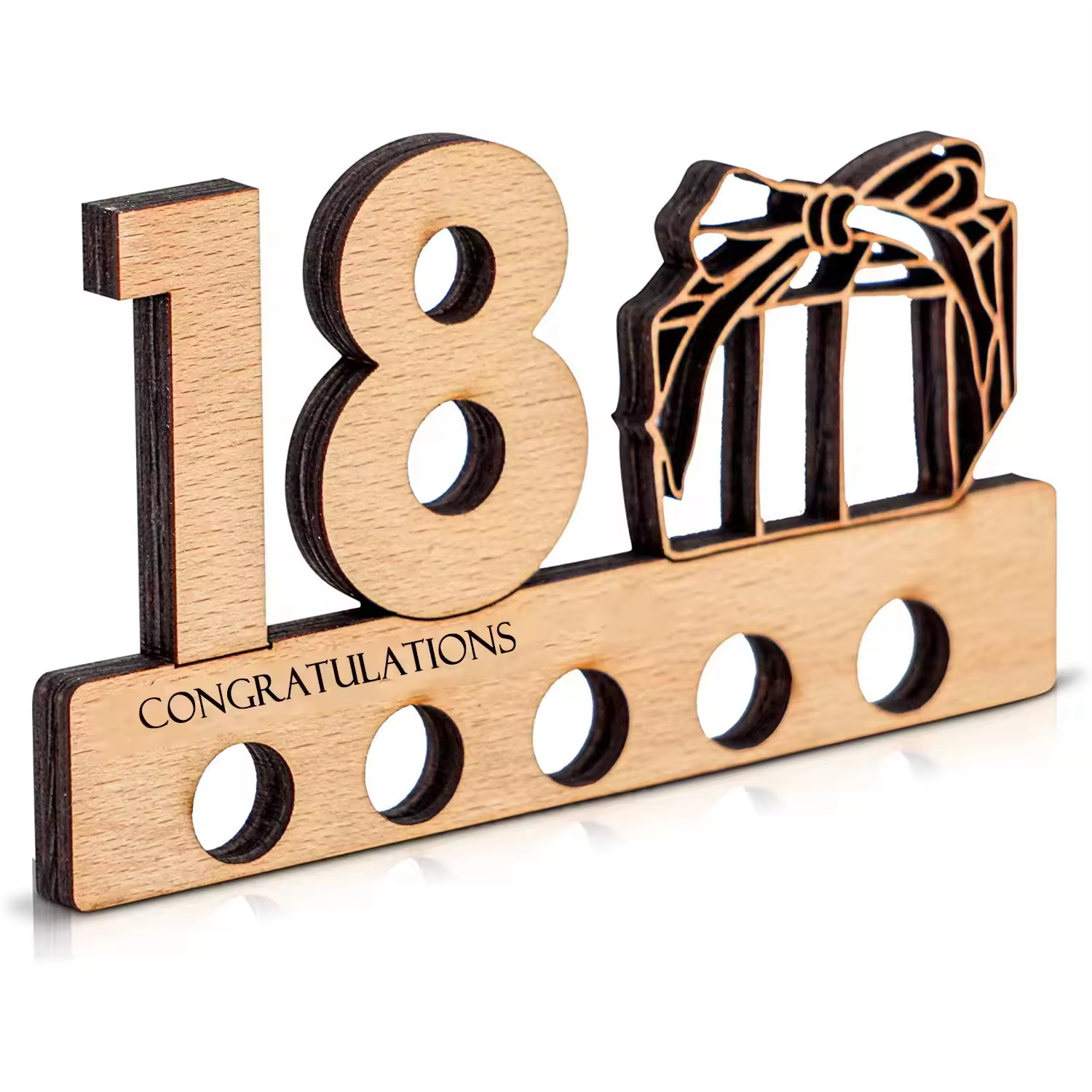 2024 Factory OEM ODM birthday table decoration atmosphere wood crafts tabletop - Image 2