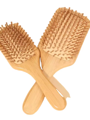 Wood Comb Professional Healthy Paddle Cushion Hair Loss Massage Brush Hairbrush Comb Scalp Hair Care Healthy detangler brush