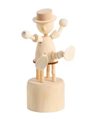 2024 the latest wooden small animal mini tabletop decoration