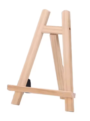 Wooden Easel Display Stand (3) Wood Tabletop Stand for Card Artist Photos Art Craft Painting Ladder-shaped Easel Home Decoration