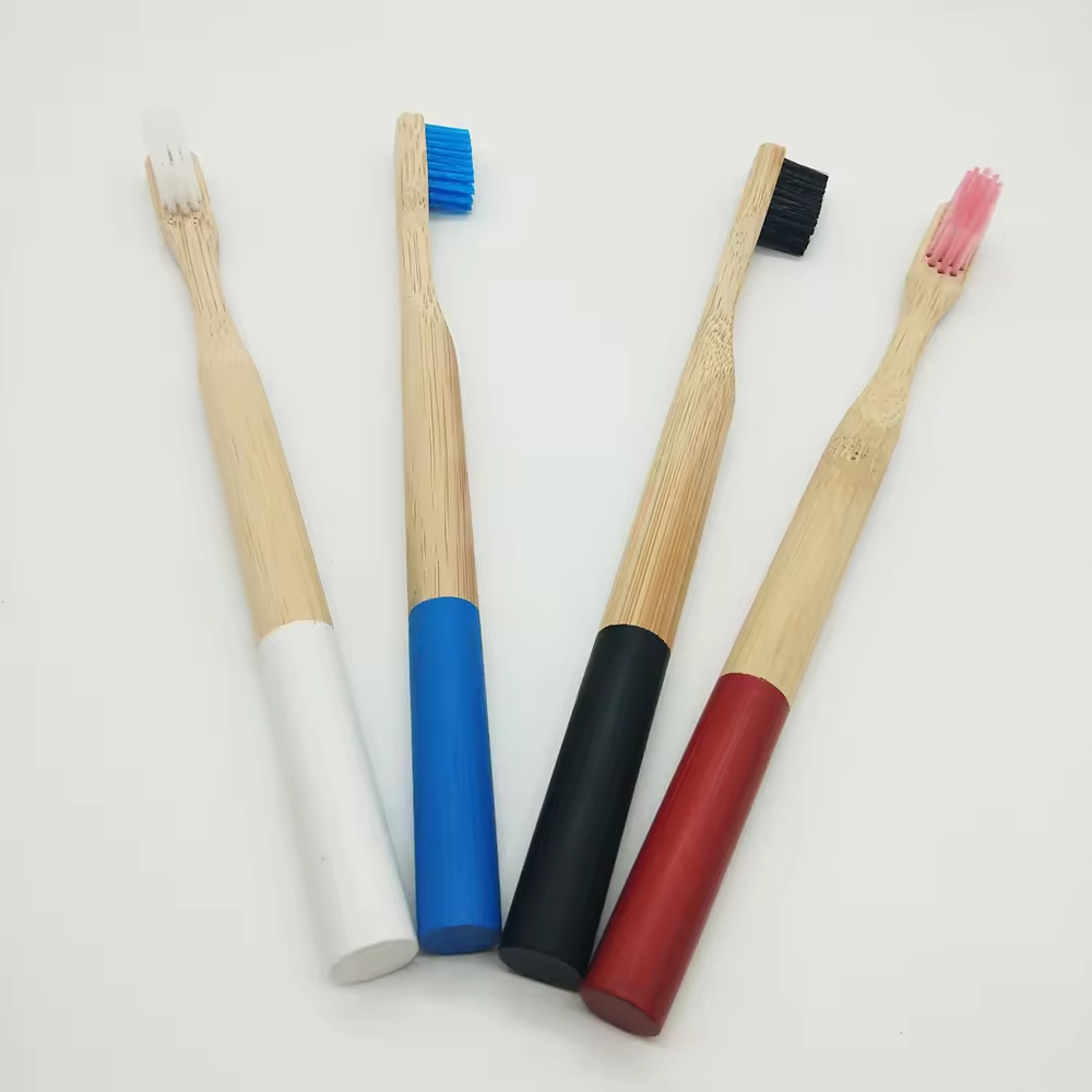 Wholesale custom logo natural biodegradable travel baby kids Soft Bristles bamboo toothbrush - Image 5