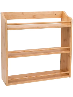 3-Tier Bamboo Countertop Storage Rack