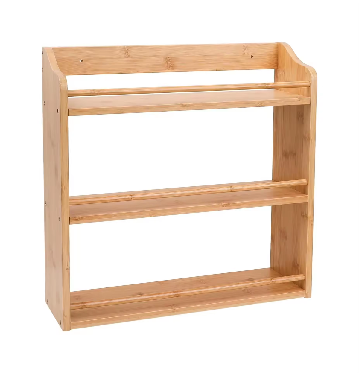 3-Tier Bamboo Countertop Storage Rack