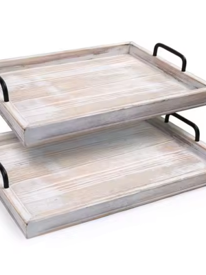 Unfinished cheap pine wood serving trays rectangle custom natural wooden tray wholesale