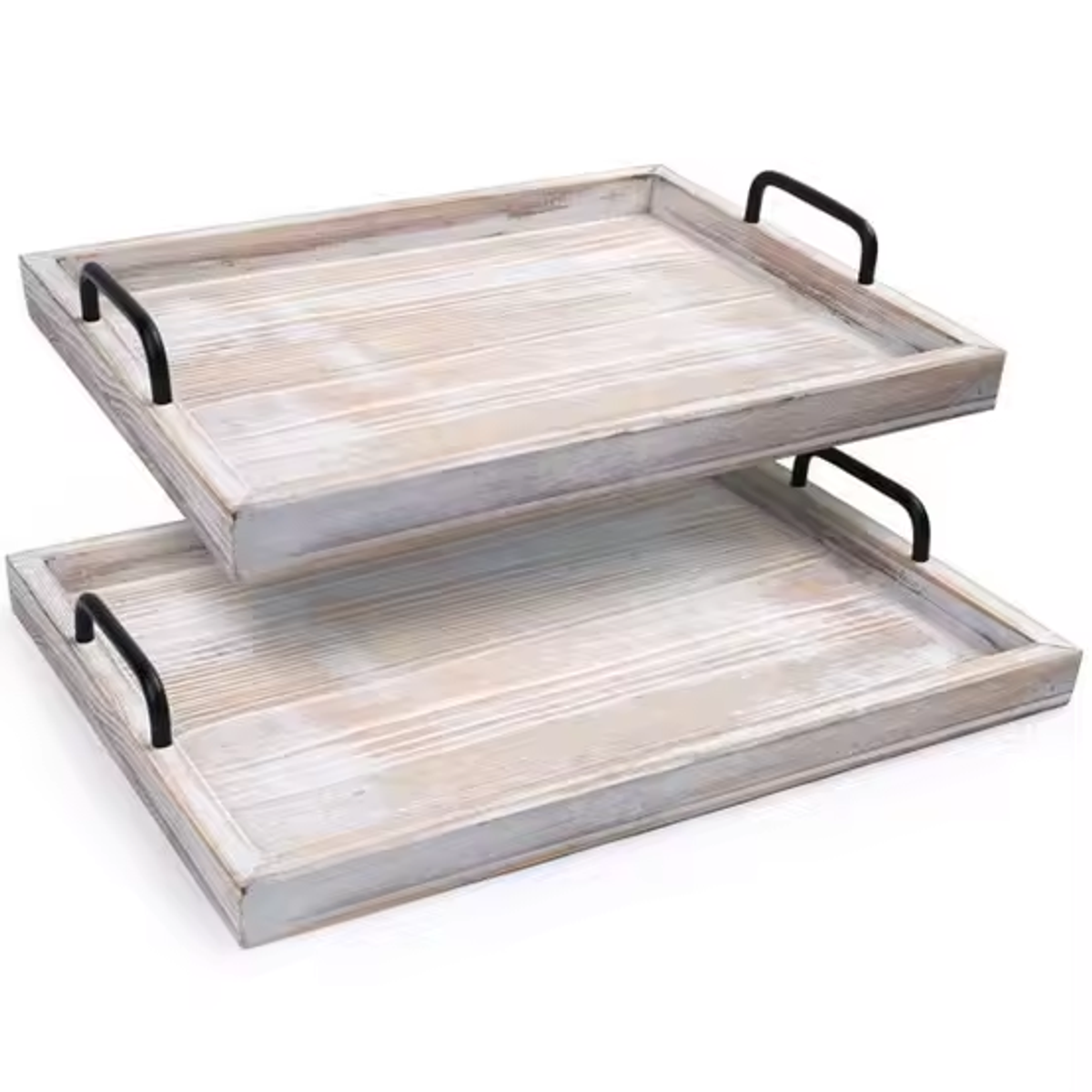 Unfinished cheap pine wood serving trays rectangle custom natural wooden tray wholesale